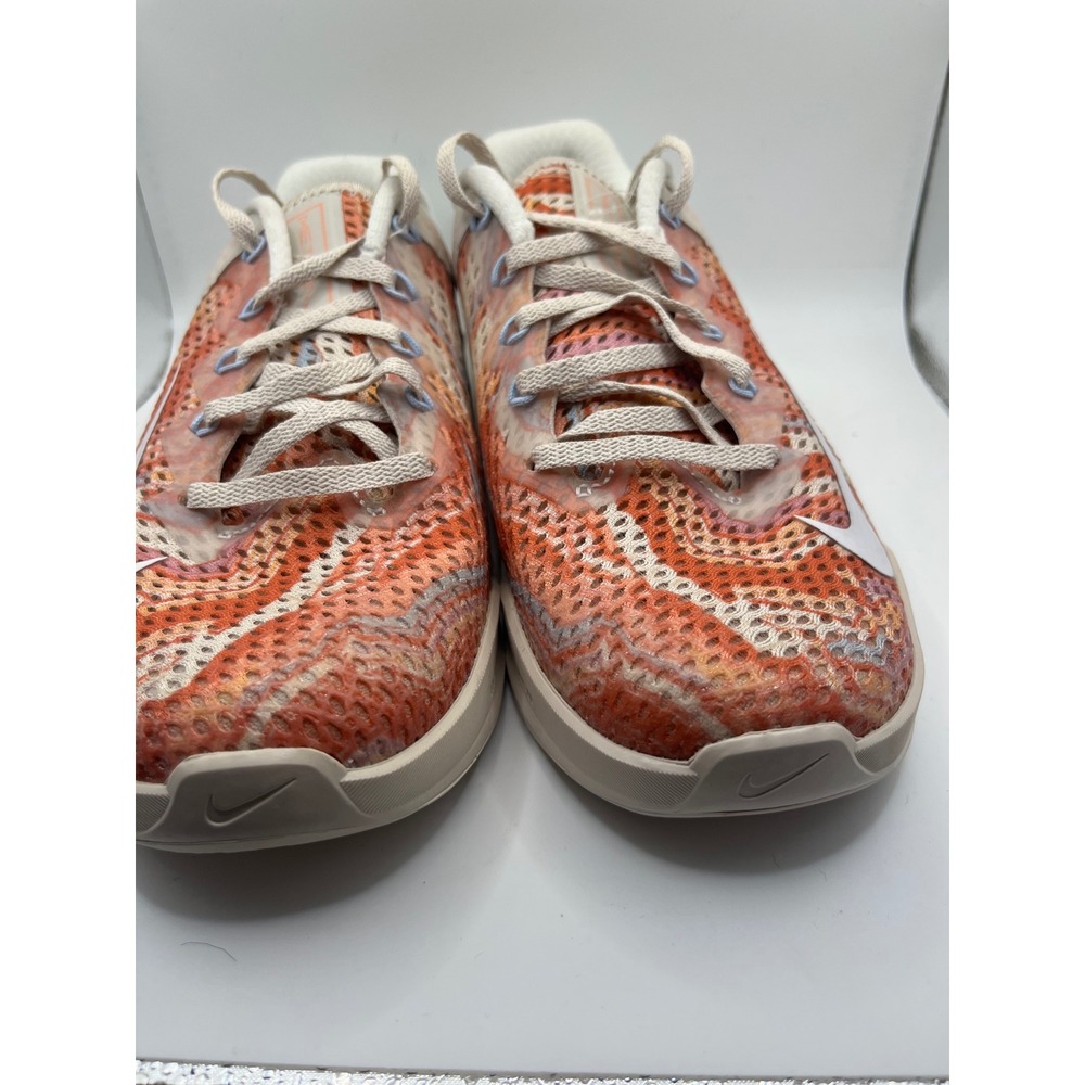 Nike Metcon 5 Women's Training Shoes Orange White Multi Color Size 6.5 - Picture 5 of 8